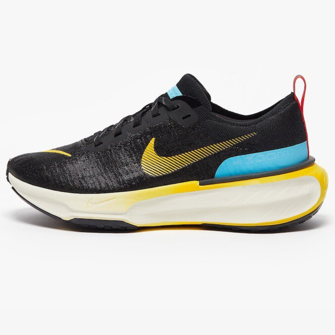 Nike Invincible Run 3 - Preto/Azul Báltico/Amarelo