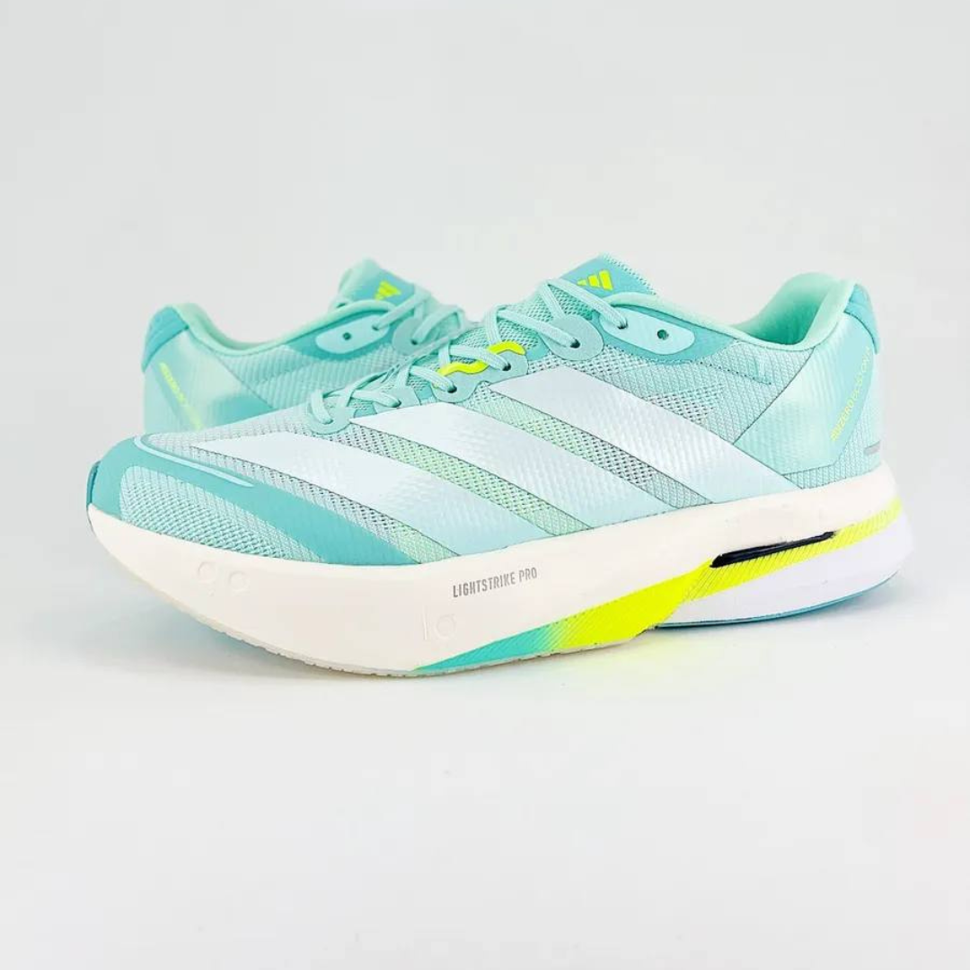 Adidas Adizero Boston 13 Flash Aqua/Metálico/Verde Limão