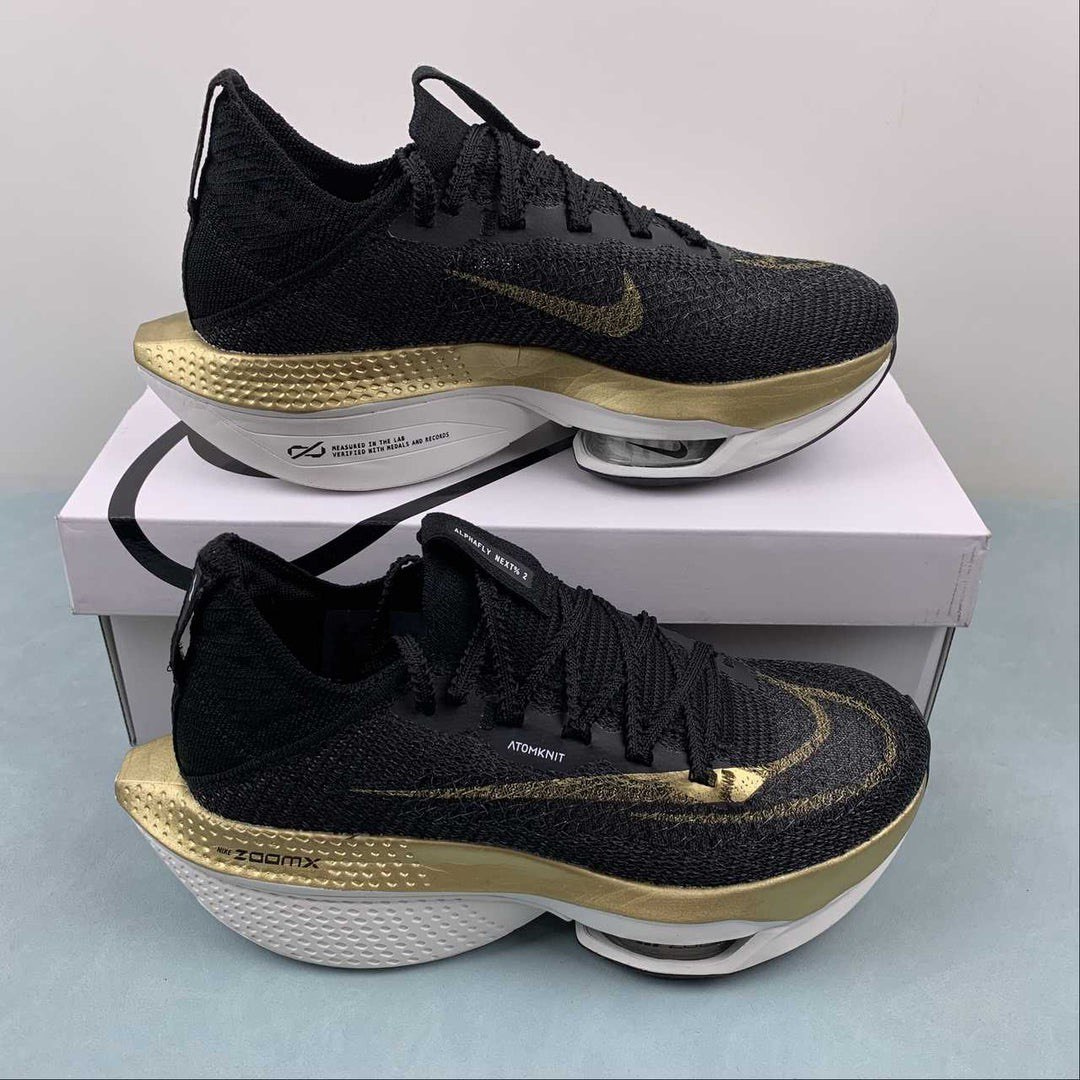 Nike Air Zoom Alphafly Next%2 - Preto/Dourado
