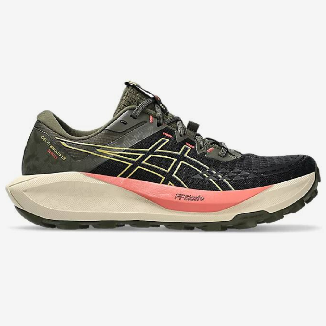Asics Gel Trabuco 13 - Verde Oliva/Vermelho