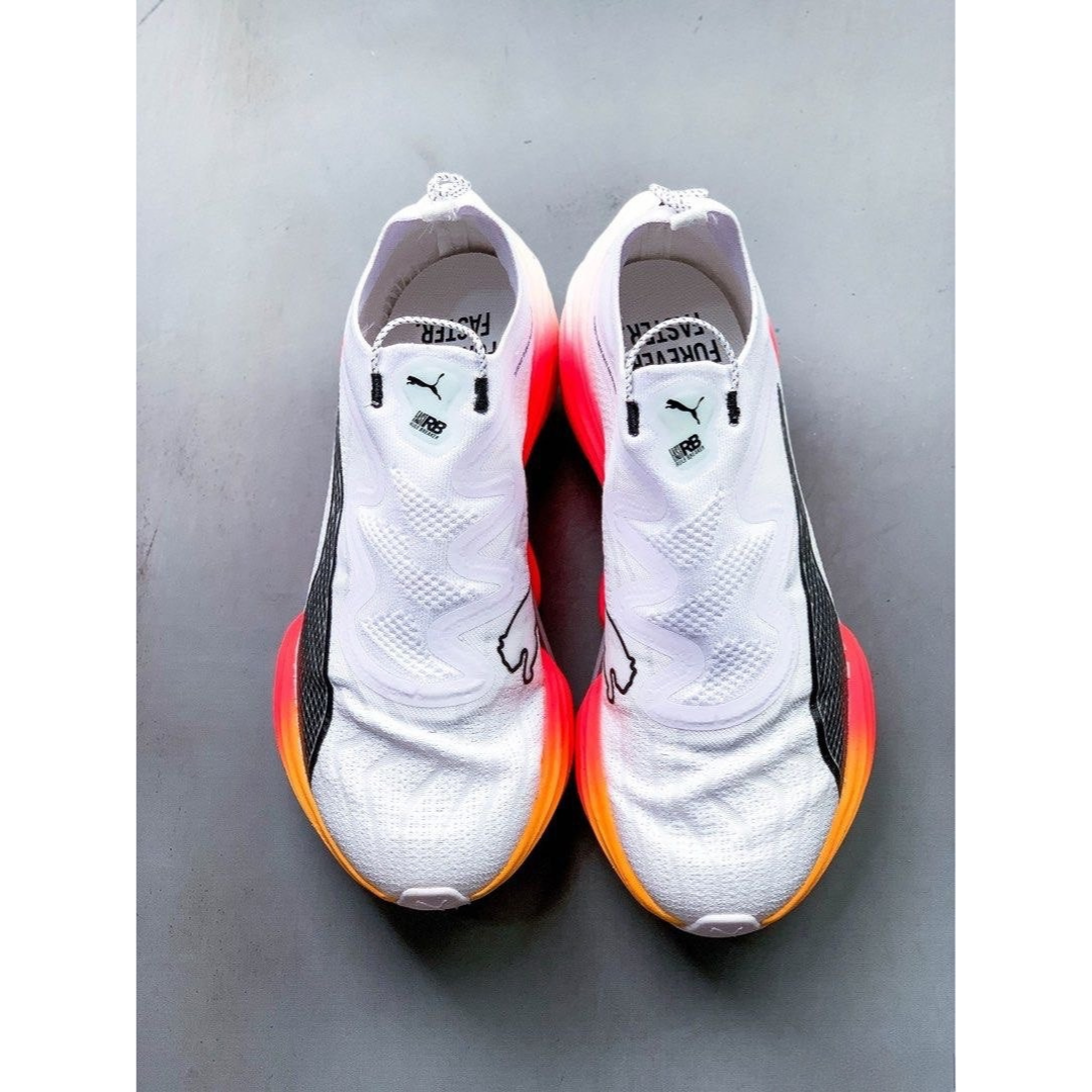 Puma Fast-RB Nitro Elite - Branco com Rosa e Laranja