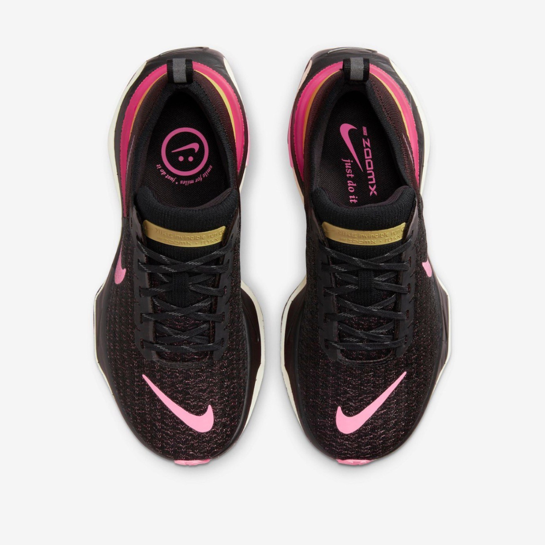 Nike Invincible Run 3 - Preto/Rosa