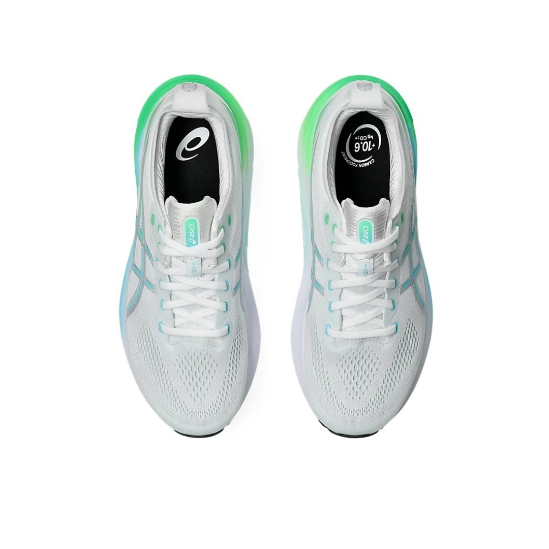 Asics Gel-Kayano 31 Branco com Verde e Azul