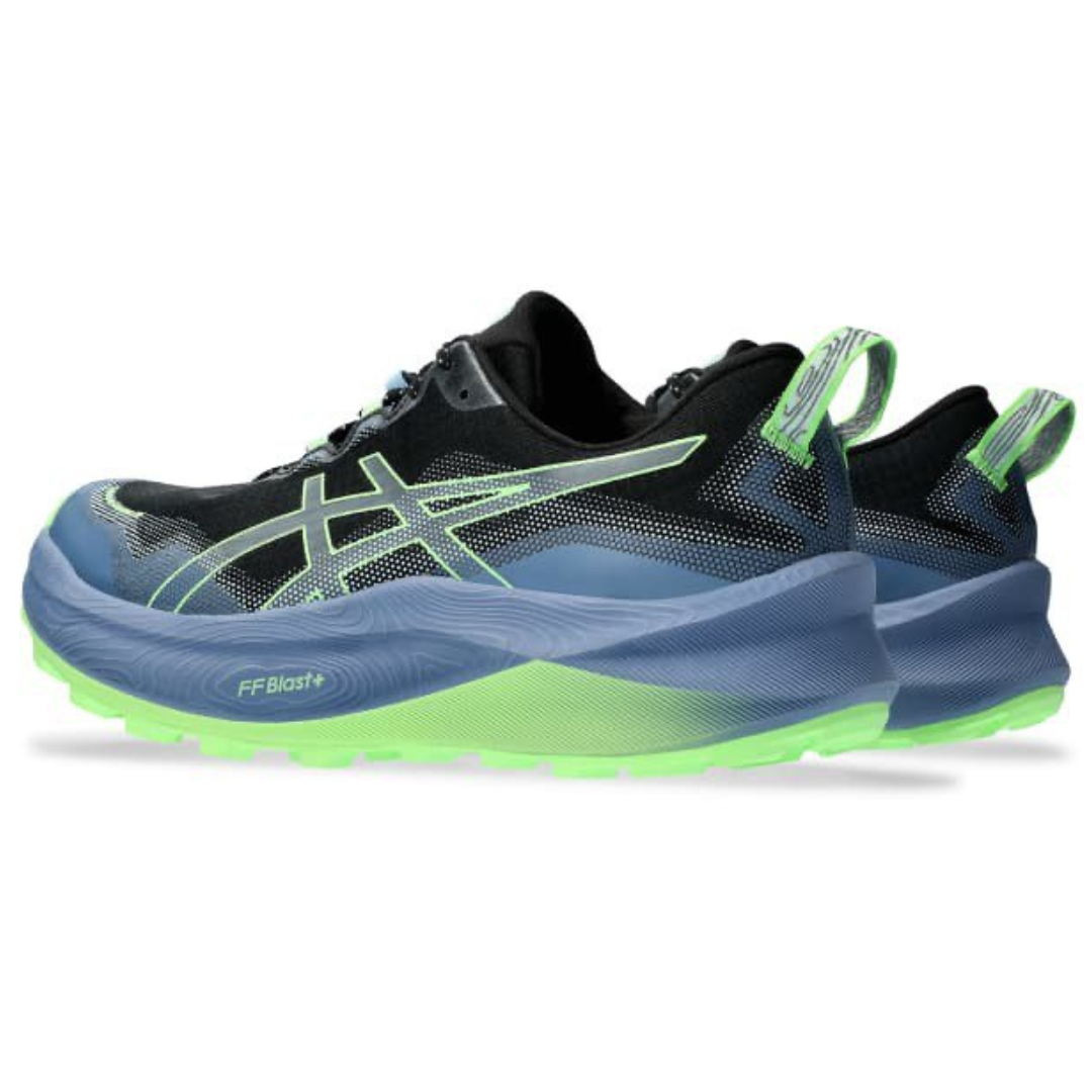 Asics Trabuco Max 3 - Preto/Azul/Verde