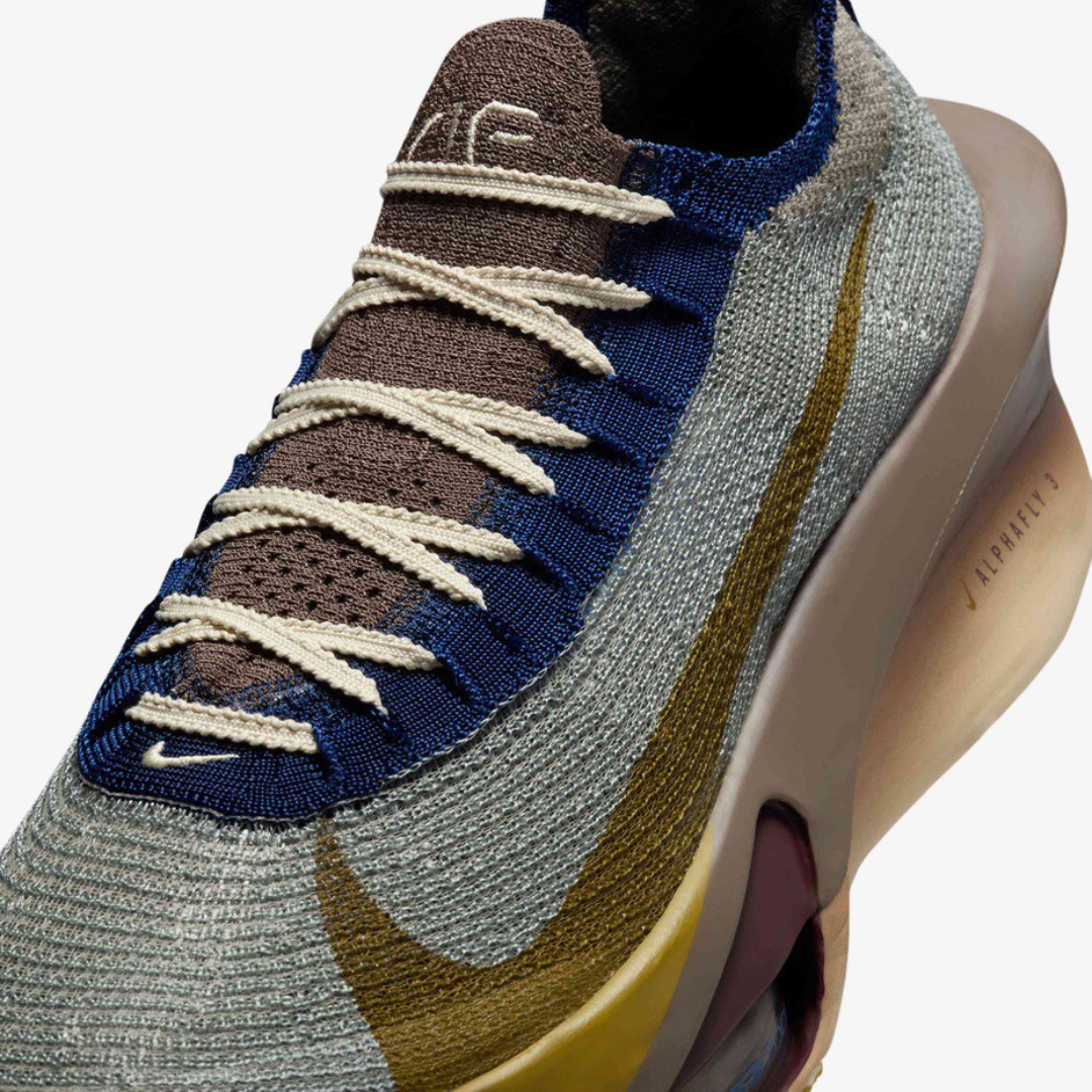 Nike ZoomX ALPHAFLY Next% 3 Premium - Marrom/Cinza