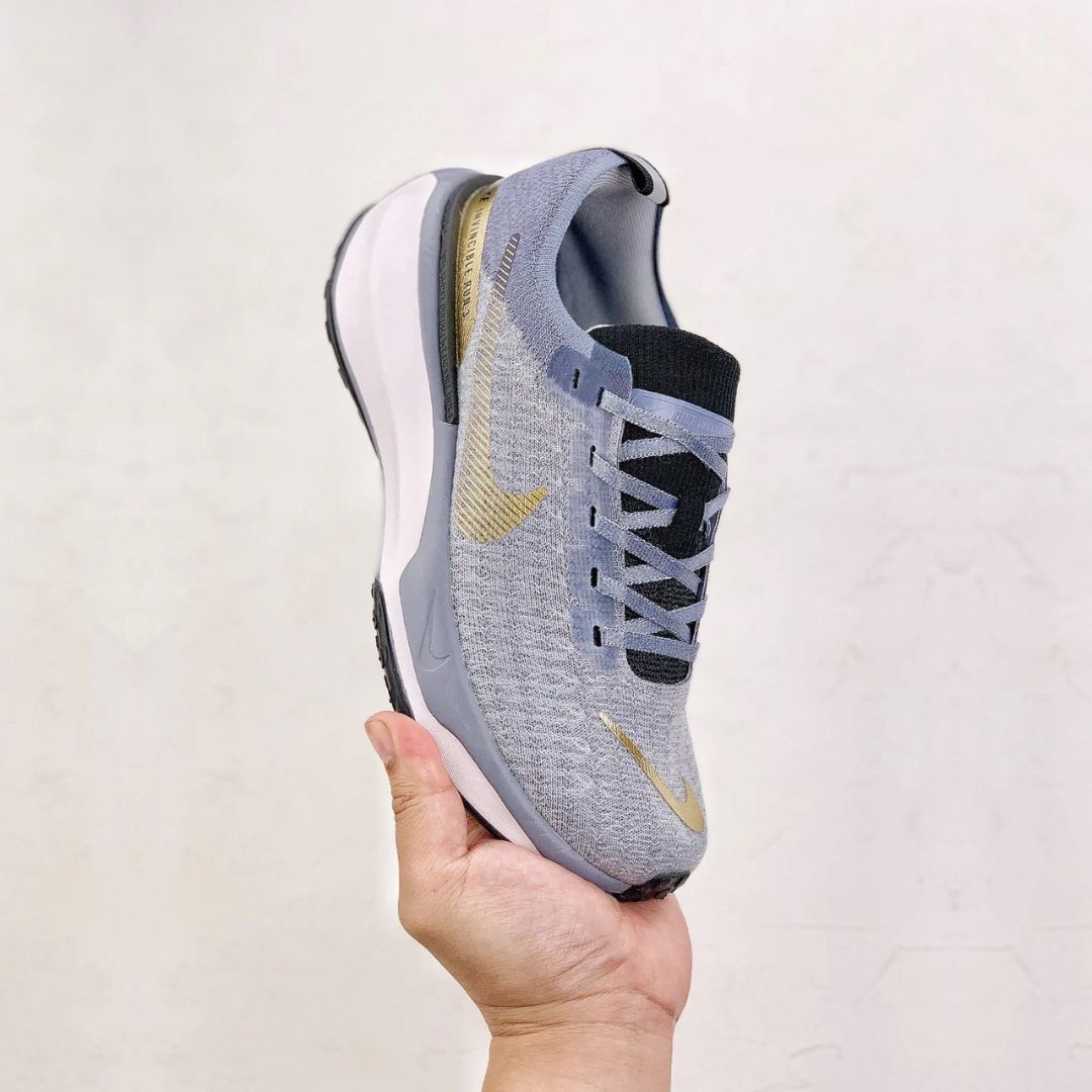 Nike Invincible Run 3 - Azul/Dourado