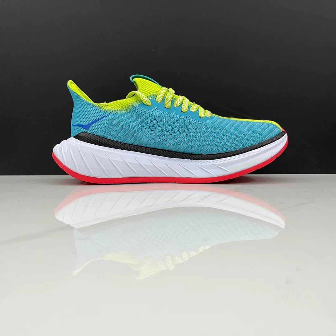 Hoka Carbon X3 - Verde/Vermelho