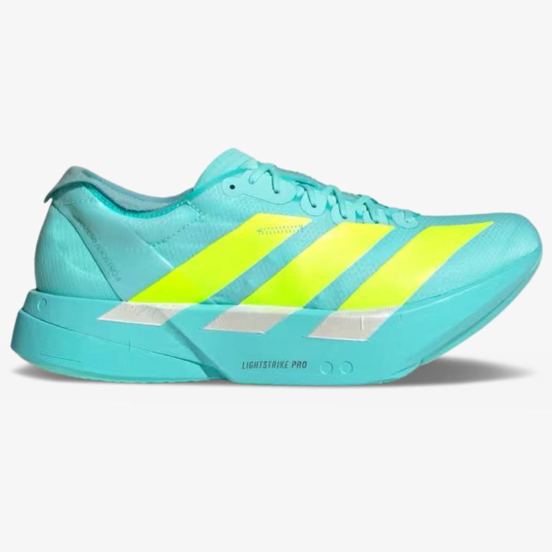 Adidas Adizero Adios Pro 4 Flash Aqua  Lucid Lemon