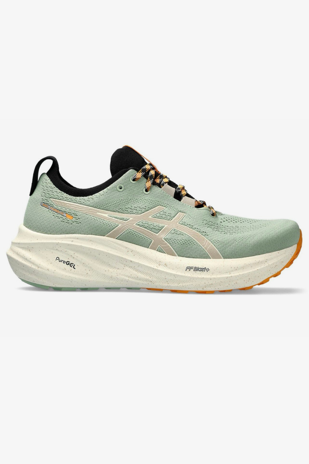Asics Gel - Nimbus 26 TR - Verde/Creme/Laranja