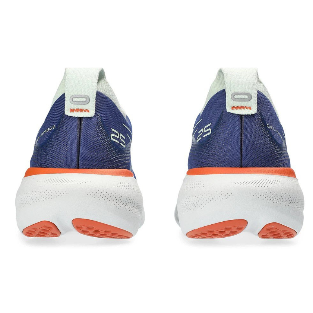 Asics Gel - Nimbus™ 25 Azul Marinho com Laranja e Branco