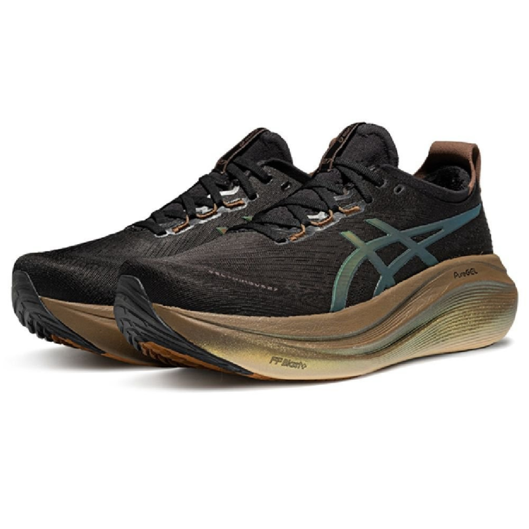 Asics Gel - Nimbus 27 Platinum - Preto/Dourado