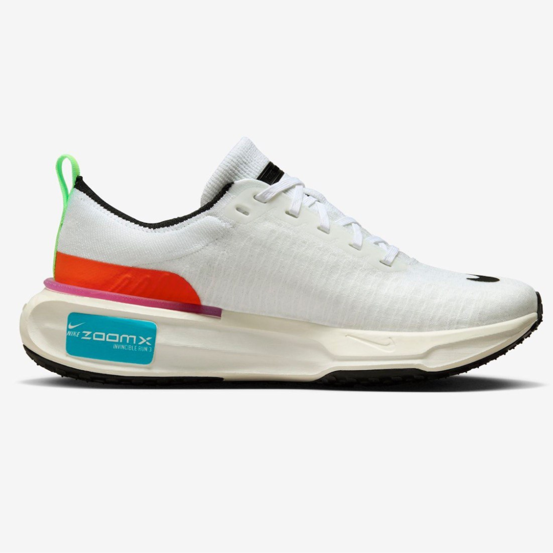 Nike Invincible Run 3 - Branco/Lime Blast/Blue Lightning/Preto