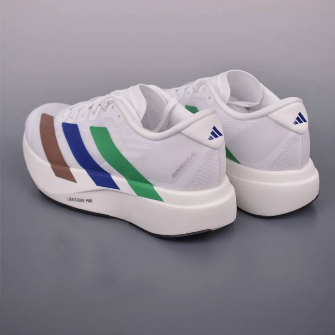 Adidas Adizero EVO SL - Branco/Verde/Azul/Marrom