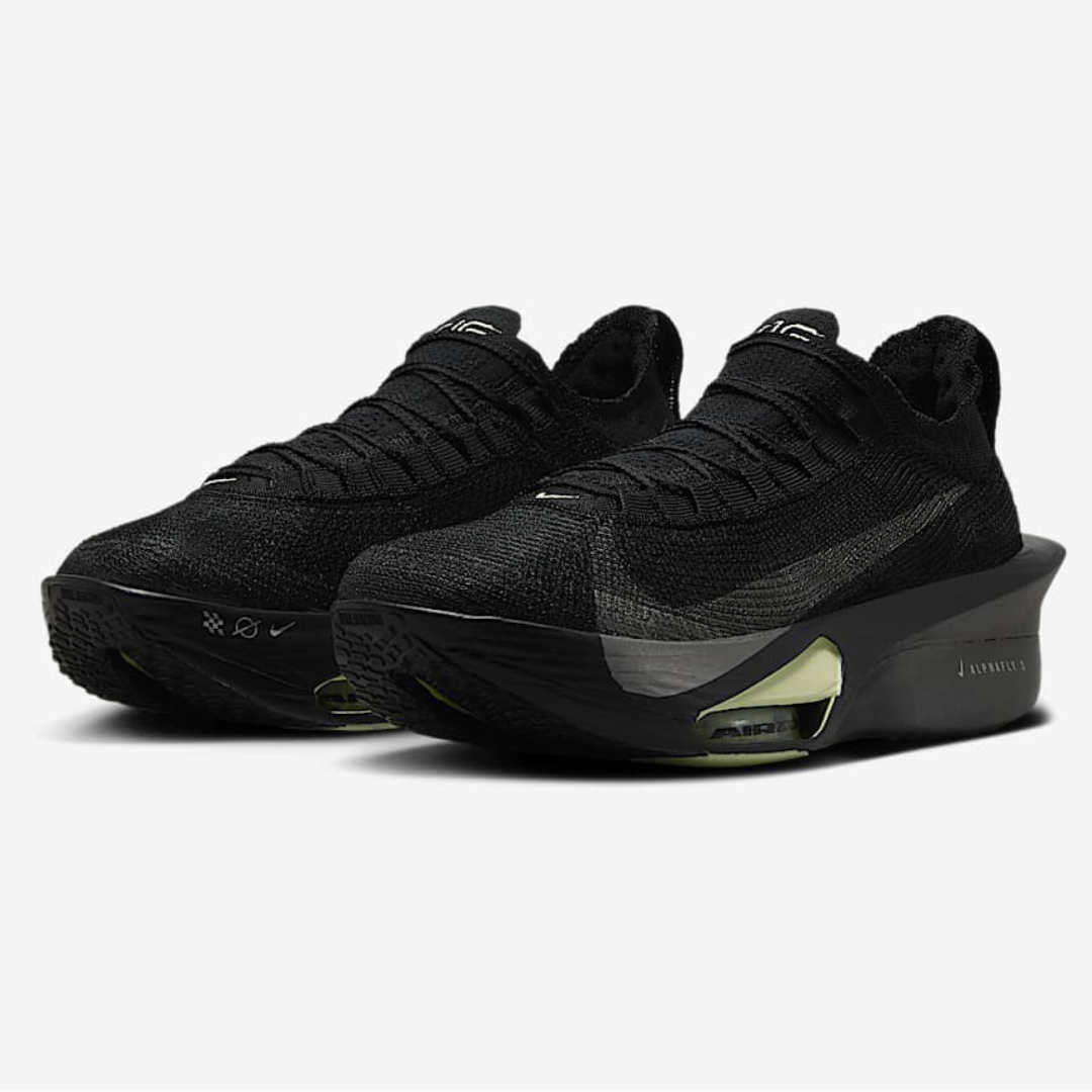 Nike ZoomX ALPHAFLY Next% 3 - Preto/Olive Aura/Prateado metalizado