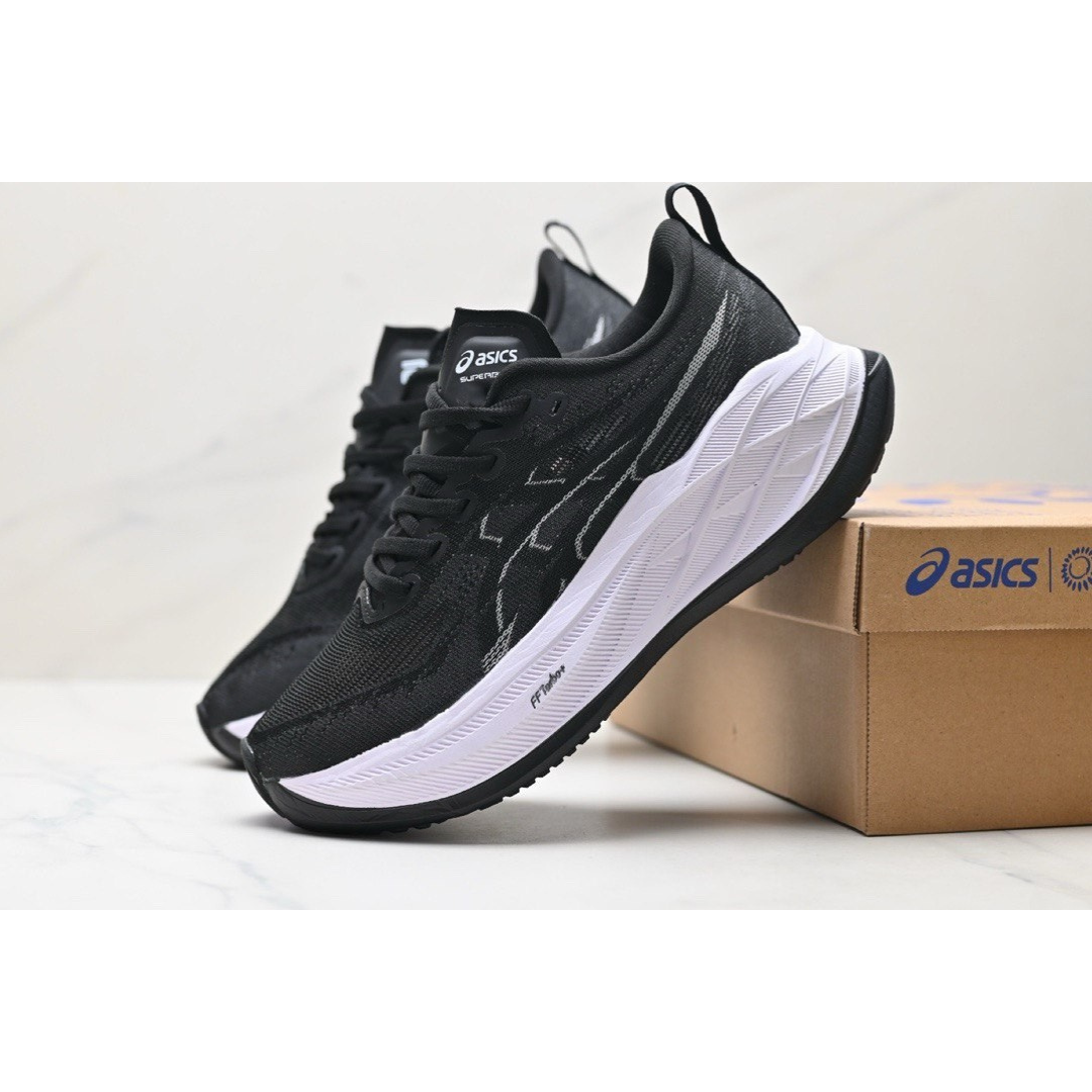 Asics Superblast 2 - Unissex - Preto/Branco