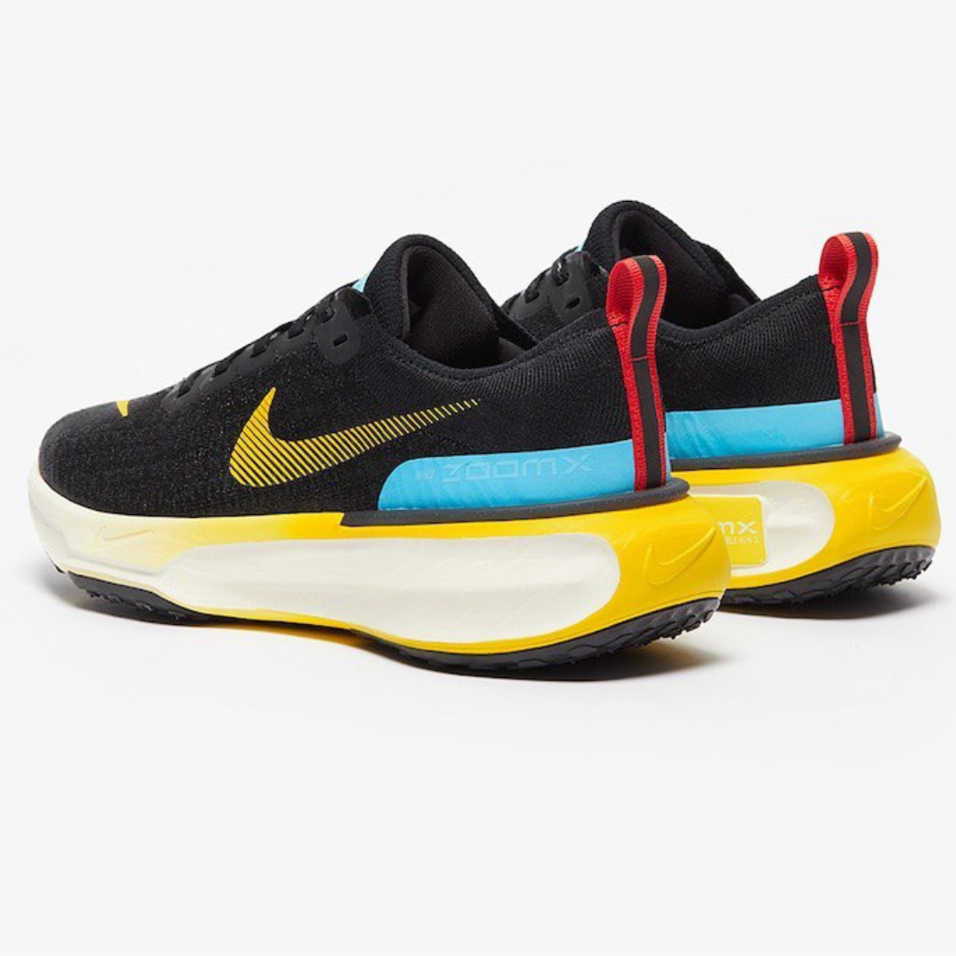 Nike Invincible Run 3 - Preto/Azul Báltico/Amarelo