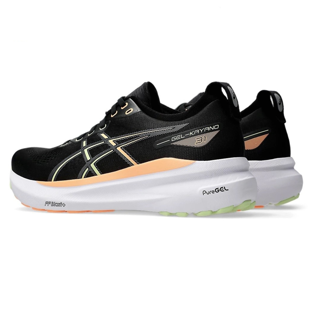 Asics Gel-Kayano 31 Preto com Branco e Laranja