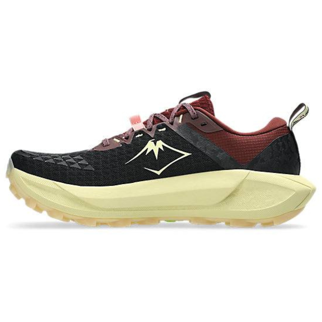 Asics Gel Trabuco 13 - Preto/Vermelho Vinho/Amarelo