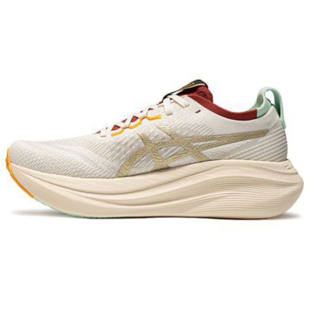 Asics Gel - Nimbus 27 - Branco/Dourado