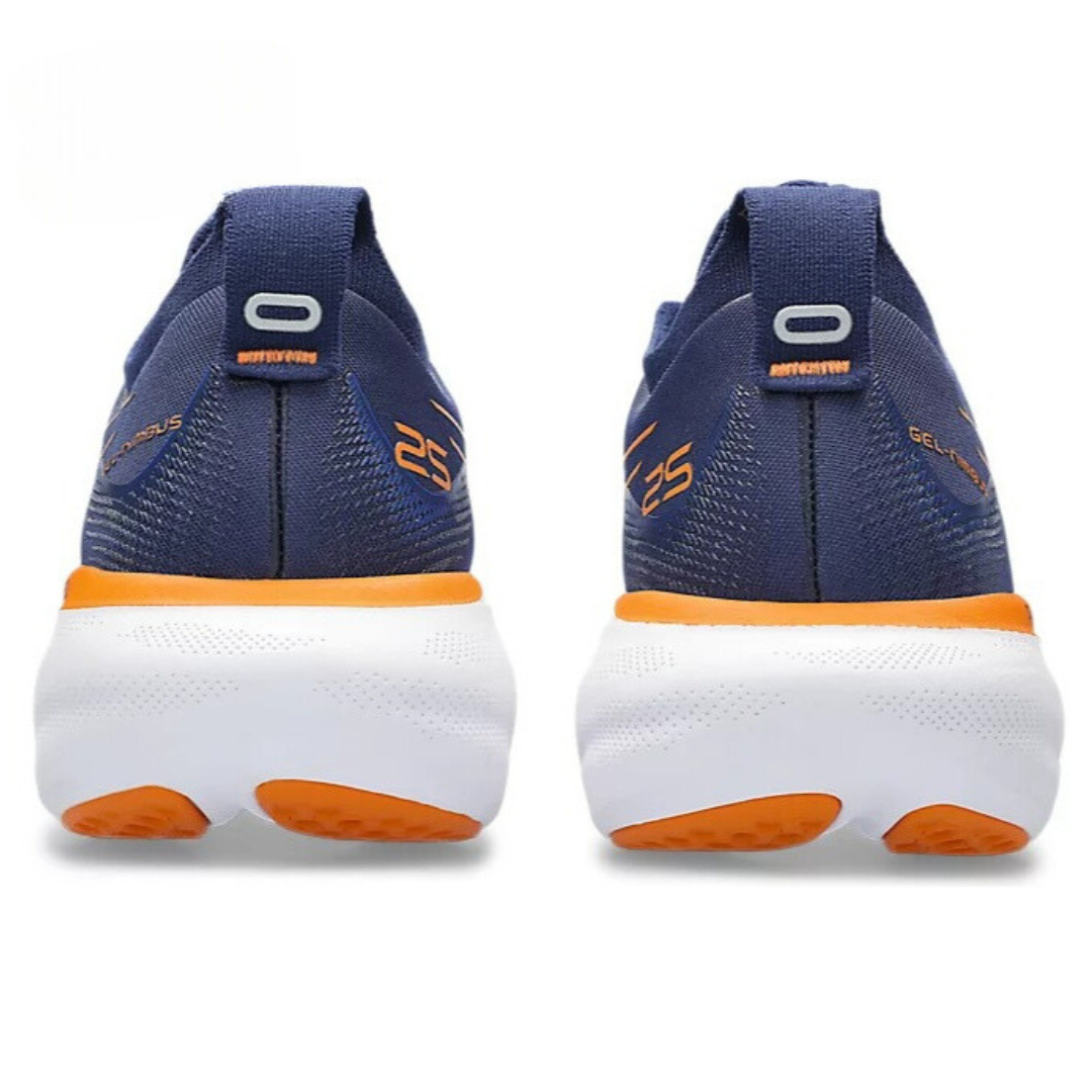 Asics Gel - Nimbus™ 25 Azul Marinho e Laranja