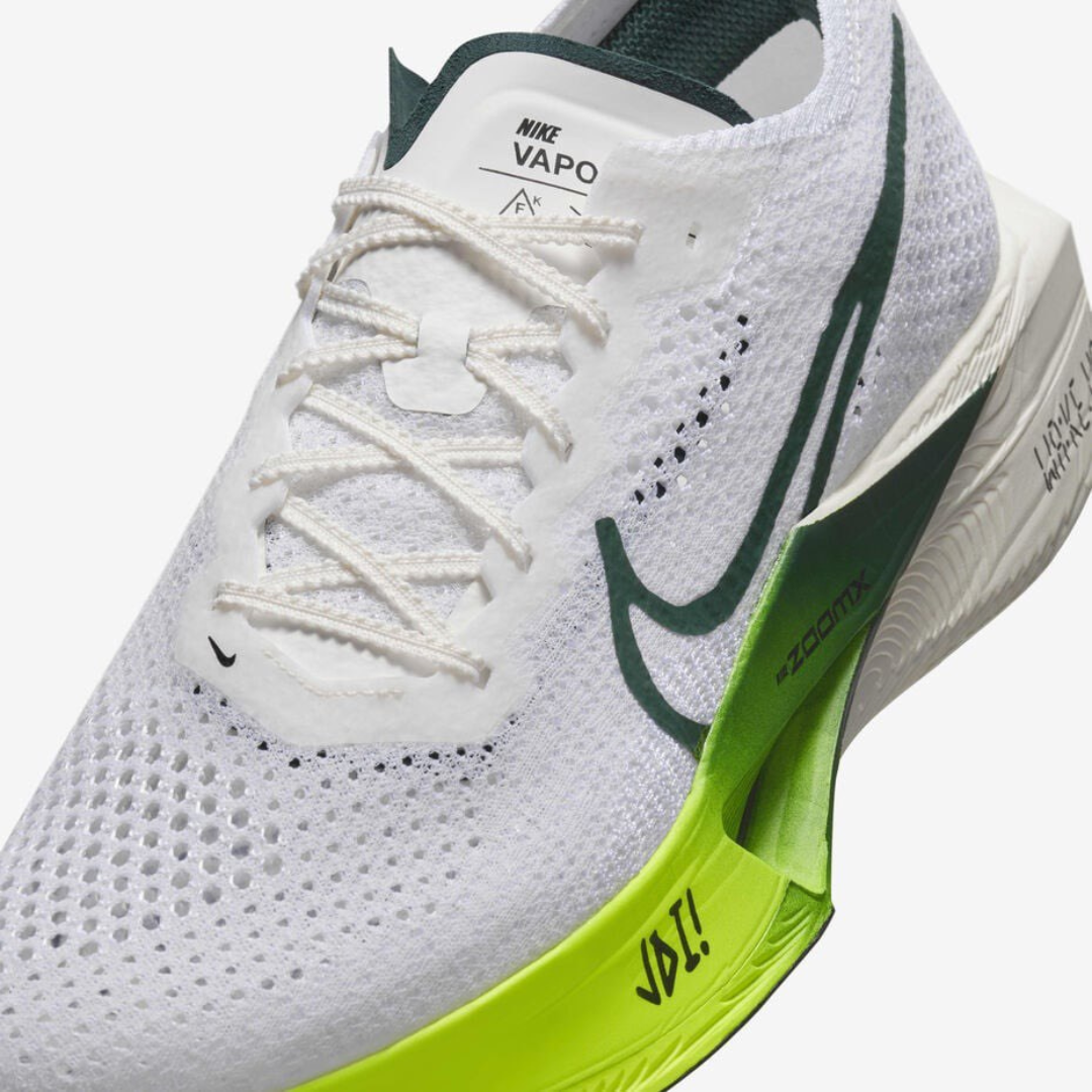 Nike Air Zoom X Vaporfly Next%3 Road Racing - Branco/Verde Pro