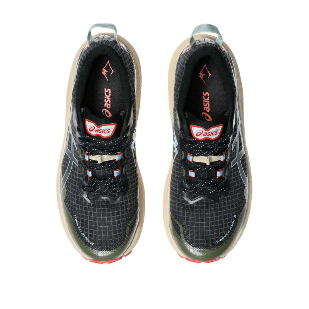 Asics Trabuco Max 3 - Verde Oliva/Vermelho