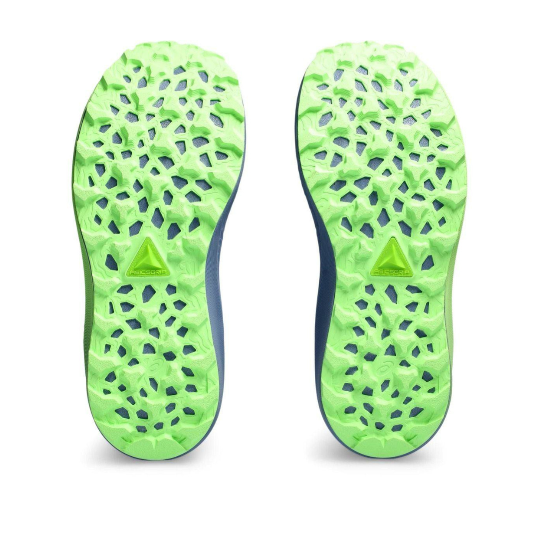 Asics Trabuco Max 3 - Preto/Azul/Verde