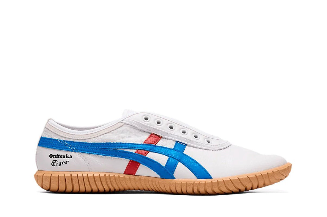 Onitsuka Tiger Tsunahiki Slip - On White/Directoire Blue Branco - Meireles Sport