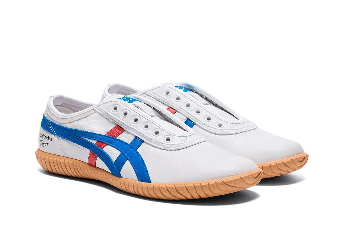 Onitsuka Tiger Tsunahiki Slip - On White/Directoire Blue Branco - Meireles Sport