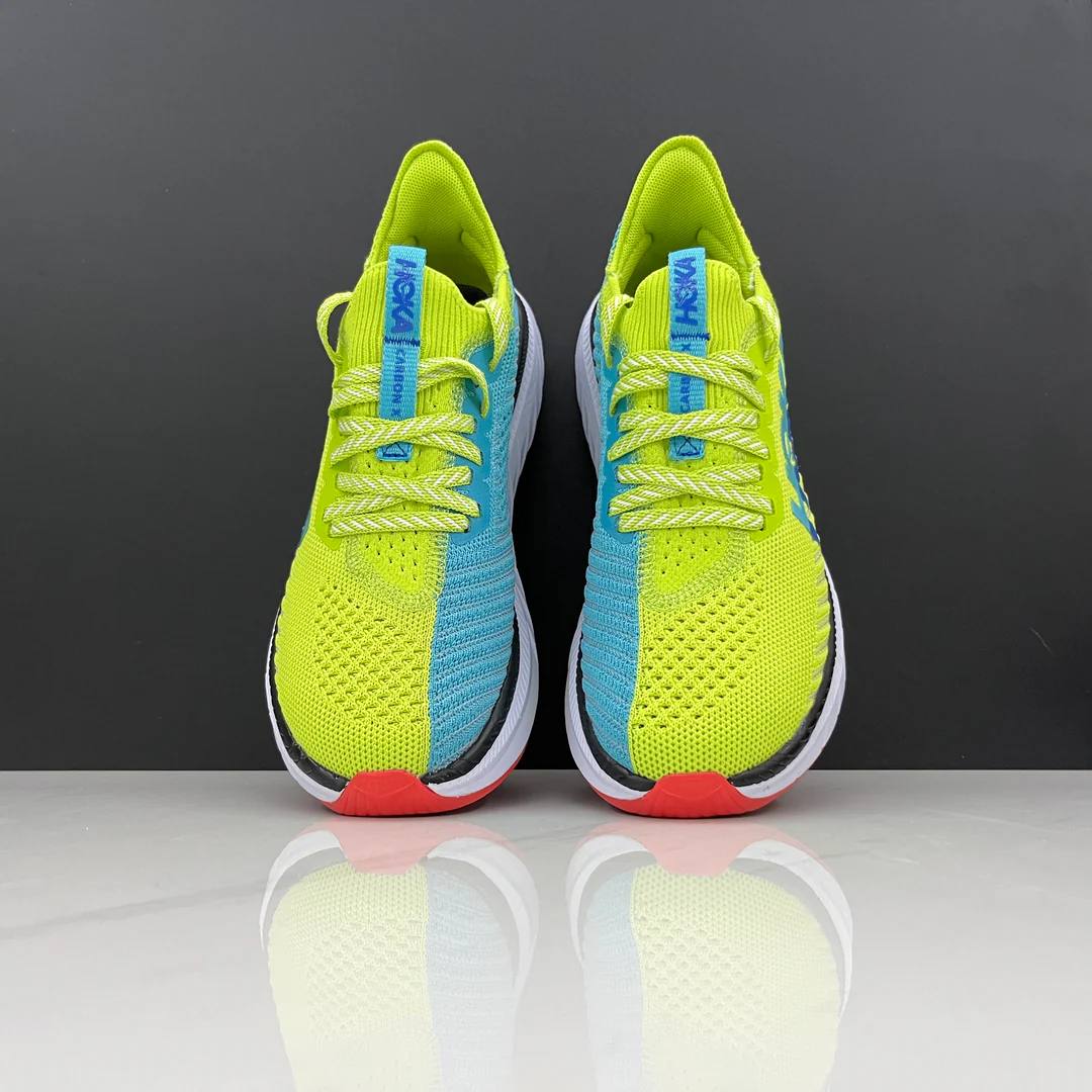 Hoka Carbon X3 - Verde/Vermelho