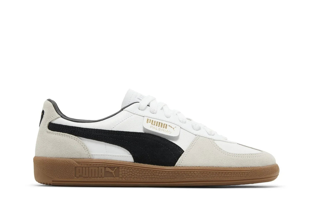 Puma Palermo Leather White Vapor Grey Gum Cinza - Meireles Sport